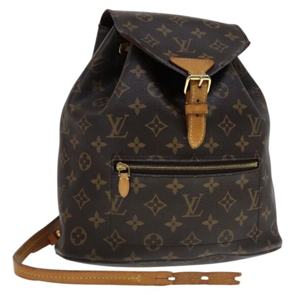 LOUIS VUITTON Monogram Montsouris NMPM Backpack M45501 LV Auth 110772 - Picture 1 of 15